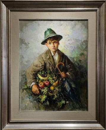 Ermogene Miraglia (1907 - 1964) - Il cesto di frutta