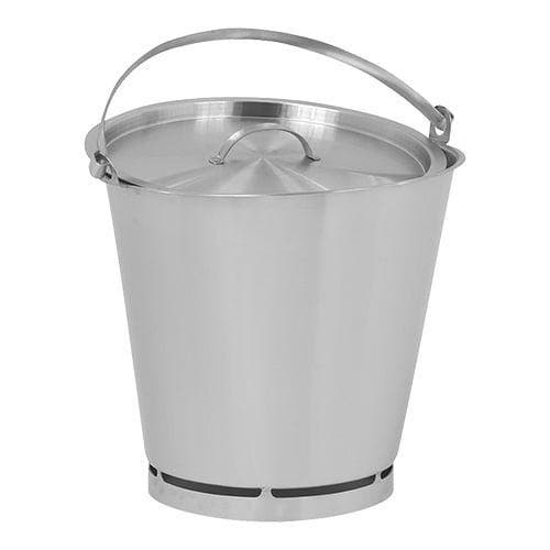 Emmer RVS met stootrand en maatverdeling 10L -  Ø31x27(h)cm, Articles professionnels, Horeca | Équipement de cuisine, Envoi