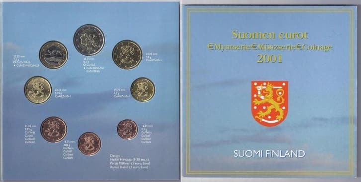 Coffrets Brillant Universel Finlande Coffret Euro Brillan..., Postzegels en Munten, Munten | Europa | Euromunten, België, Verzenden