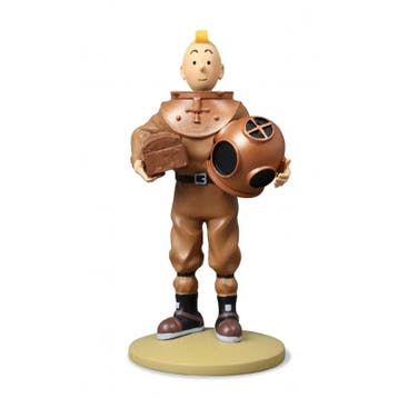 Kuifje Beeldje Duikerpak 12 cm, Verzamelen, Stripfiguren, Ophalen of Verzenden, Nieuw