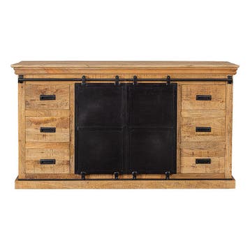 Dressoir Mangohout Milan 190 cm, Verzenden