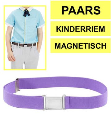 Fako Fashion - Kinderriem Elastisch Magnetisch - Elastische, Verzenden