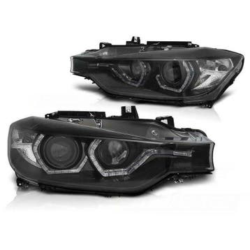 Angel Eyes Smoked Koplampen BMW 3 Serie F30 F31 12-15 B0350