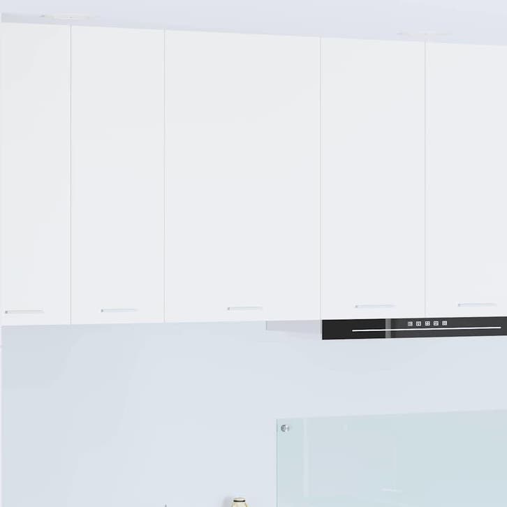 vidaXL Hangkast Wit 50 x 31 x 80 cm Bewerkt hout, Huis en Inrichting, Kasten | Overige, Nieuw, Verzenden