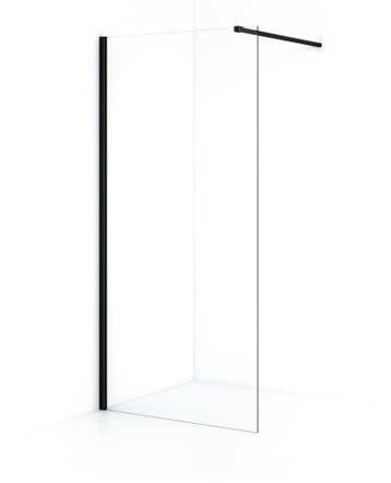 SALE - Roka 60 x 200 - 8mm - Inloopdouche - Mat zwart, Ophalen of Verzenden