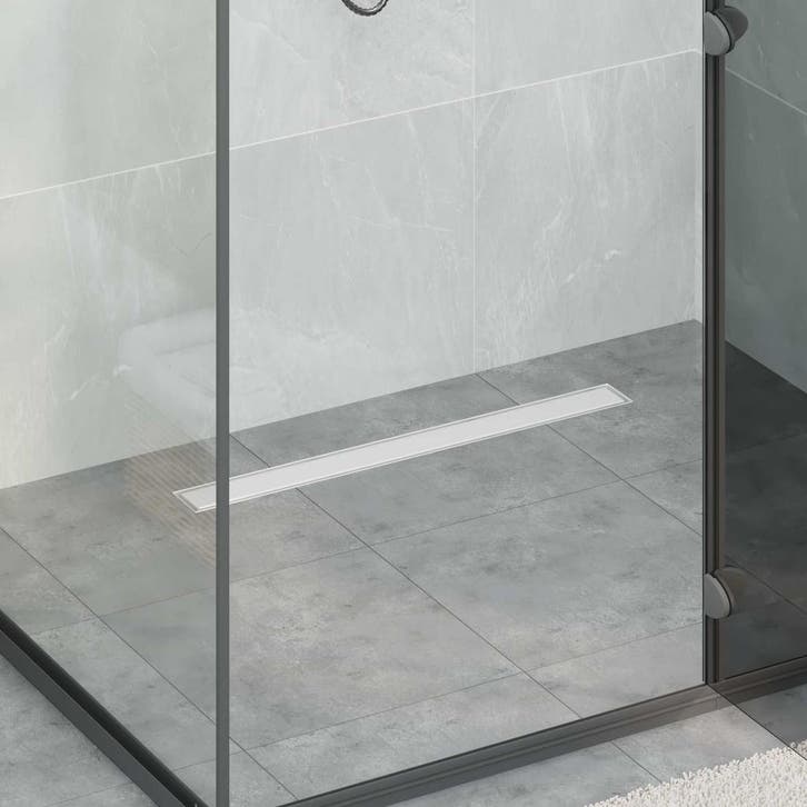 vidaXL Doucheafvoer 2-in-1 met 360° Sifon Zilver 70 cm, Doe-het-zelf en Bouw, Sanitair, Nieuw, Verzenden