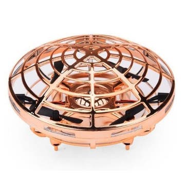 Mini RC UFO Drone Quadcopter Helikopter Speelgoed Goud, Verzenden