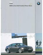 2003 BMW FRANKFURT HARDCOVER PERSMAP ENGELS, Nieuw