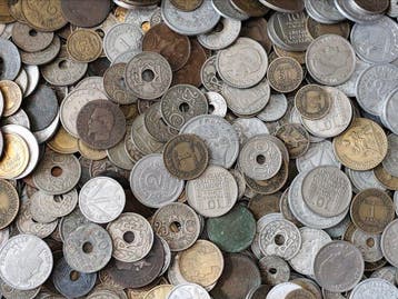 Frankrijk. Lot of ± 4.1 Kg of OLD coins - different dates