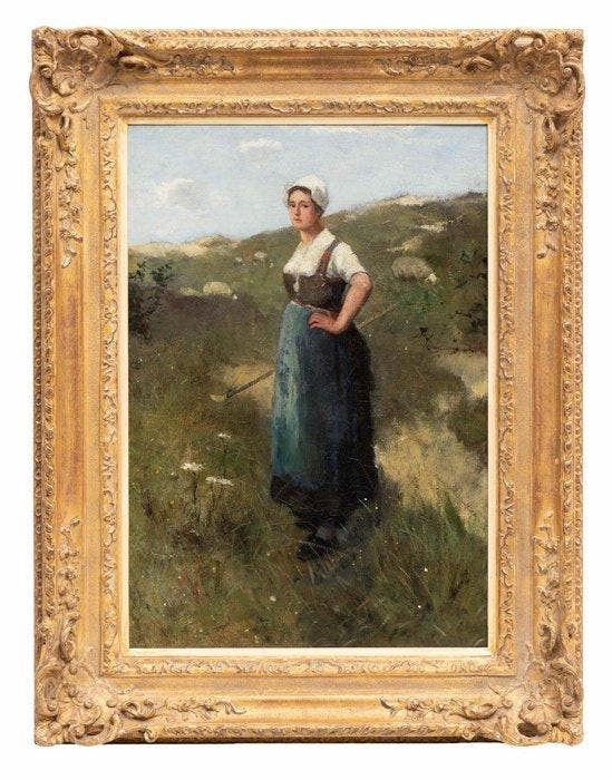 David Constant Artz( 1837-1890), Toegeschreven aan -, Antiek en Kunst, Kunst | Schilderijen | Klassiek