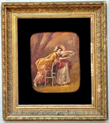 École rococo française (XX) - Les Confidences des élégantes
