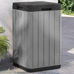 vidaXL Tuinafvalbak 38x38x65 cm polypropeen grijs, Verzenden