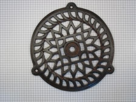 Rooster, ijzer geroest 180 mm, Doe-het-zelf en Bouw, Ventilatie en Afzuiging, Nieuw
