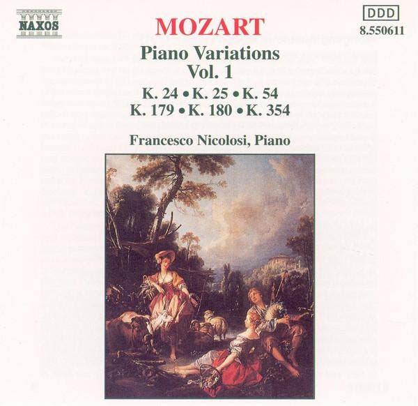 Mozart, Francesco Nicolosi - Piano Variations, Vol. 1, Cd's en Dvd's, Cd's | Pop, Gebruikt, Verzenden