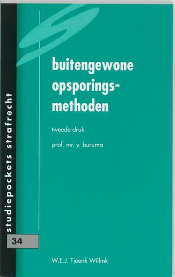Buitengewone opsporingsmethoden / Studiepockets strafrecht /, Verzenden, Y. Buruma