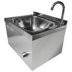 Handwasbak | RVS | Wandmontage | Mengkraan | Kniebediening, Verzenden, Nieuw in verpakking