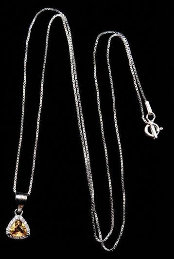 Citrien - Zilver, De Vlammen van de Dageraad – Ketting
