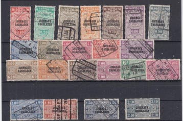 Belgique 1928/1931 - journal quotidien - OBP : JO 1/18 + 8a, Gestempeld