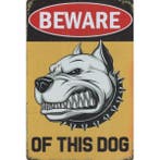 Wandbord -  Beware Of The Dog, Maison & Meubles