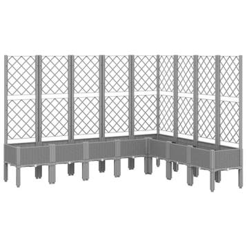 Plantenbak met latwerk | Tweede kansje | OP = OP, Kunststof, Gebruikt, 100 cm of meer, Verzenden