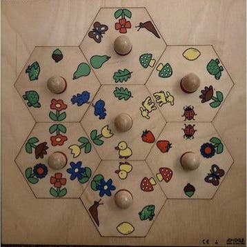 Rolf Inlegpuzzel Carrousel Buiten (7 stukken), Verzenden