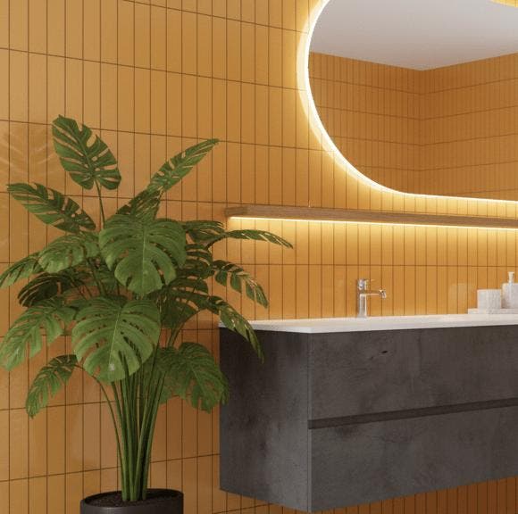 Wandtegel Ragno Gamma Oranje Fire Glans 5x20 (Muurtegels), Bricolage & Construction, Dalles & Carrelages, Enlèvement ou Envoi