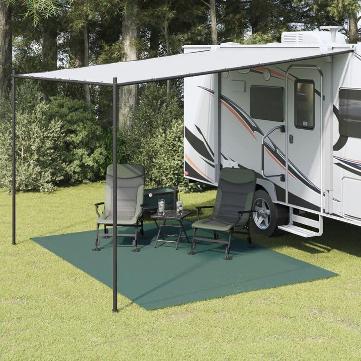 vidaXL Tenttapijt 3,5x2,5 m groen, Caravans en Kamperen, Tentaccessoires, Nieuw, Verzenden