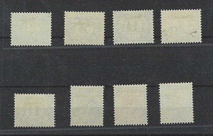 Nederland 1913 - Dienstzegels ARMENWET - NVPH D1/D8, Postzegels en Munten, Postzegels | Nederland