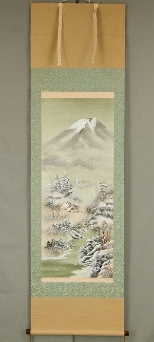 Snowy Mountains Rivers Country Houses Sansui Landscapes -