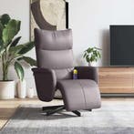 vidaXL Massagestoel verstelbaar met voetensteun kunstleer, Huis en Inrichting, Fauteuils, Verzenden, Nieuw
