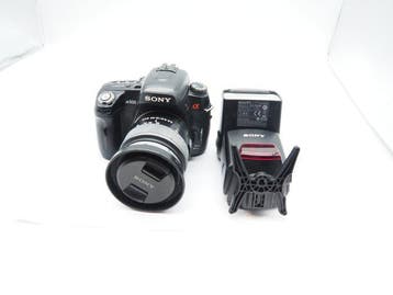 Sony alpha500 camera + 18-55mm SAM lens + flitser (inclusief, Nieuw