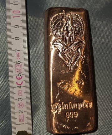 1 kilogram - Koper .999 - Edelmetalle Deutschland -