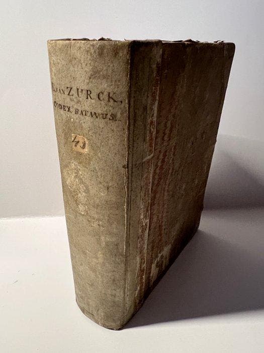 Eduard van Zurck - Codex Batavus, waer in het algemeen, Antiquités & Art, Antiquités | Livres & Manuscrits