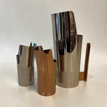 Alessi - Georg Jensen - Pot (3) - Staal - Waterkannen Set