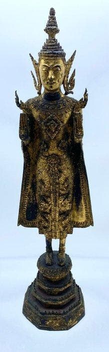 XIXe Rattanakosin Rama V-periode 55 cm, Antiek en Kunst