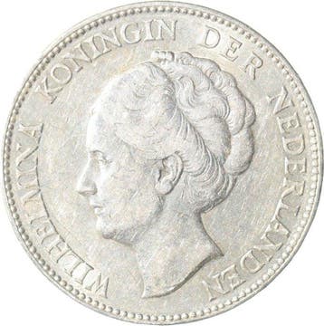 Nederland. Wilhelmina. 1 Gulden 1928 (Zonder minimumprijs)