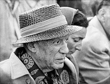 Hubertus Hierl (1940) - Pablo Picasso mit Jacqueline beim