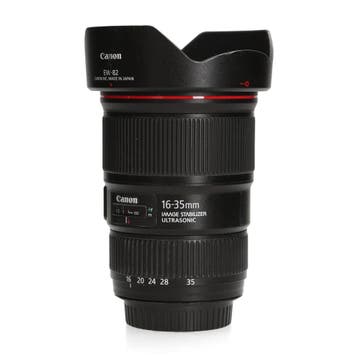 Canon EF 16-35mm f/4 L IS USM - Groothoeklens, Ophalen of Verzenden, Zo goed als nieuw