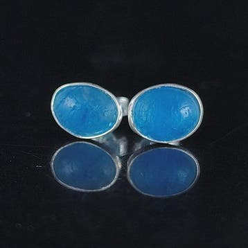 Apatiet - Zilver - Oorbellen - neon, Verzamelen