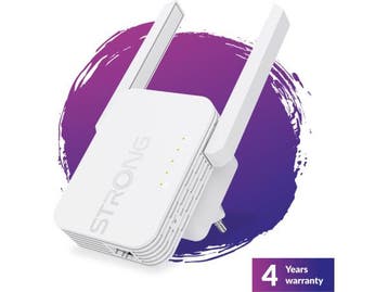 Veiling - STRONG Wifi Versterker Repeater 300 Mbps - 2,4 GHZ, Computers en Software, Gebruikt
