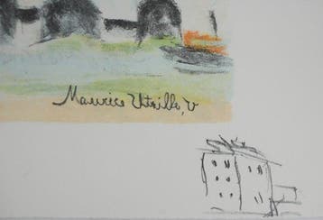 Maurice Utrillo (1883-1955) - Paris, pont Neuf, Antiquités & Art