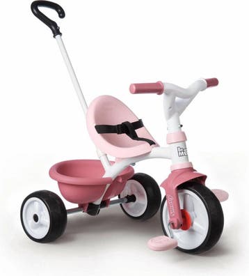 Smoby Be Move Roze Driewieler met duwstang — Zeer goed, Verzenden, Nieuw