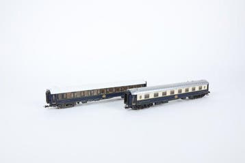 Rivarossi H0 - 2502, 2504 - Modeltrein personenwagen (2) -, Nieuw