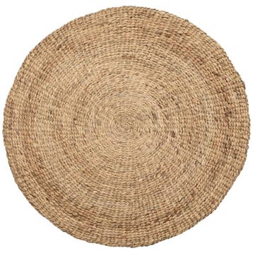 Bazar Bizar Het Waterhyacint Tapijt - Naturel - 150 - Kleed, Verzenden, Zo goed als nieuw, Beige