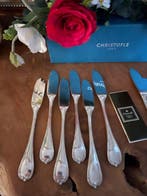 Christofle - Tafelmessenset - 6 vismessen met lintmodel -
