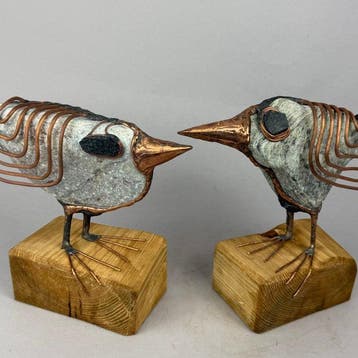 Jacek Drzymaa ( XX- XXI) - 2 BIG BIRDS - hand made, Antiek en Kunst