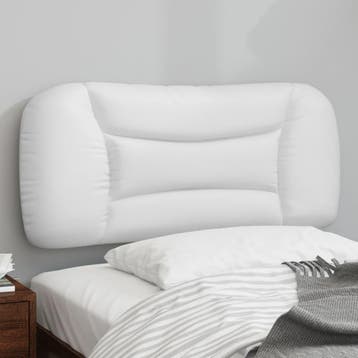 Hoofdbordkussen 90cm wit | Retour deal | 34% korting, Huis en Inrichting, Overige materialen, 90 cm, Eenpersoons, Verzenden