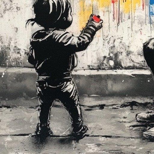 Santicri - Look mom (No Reserve), Antiek en Kunst, Kunst | Designobjecten