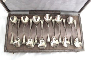 Lepel (13) - .833 zilver - ijslepels model empire