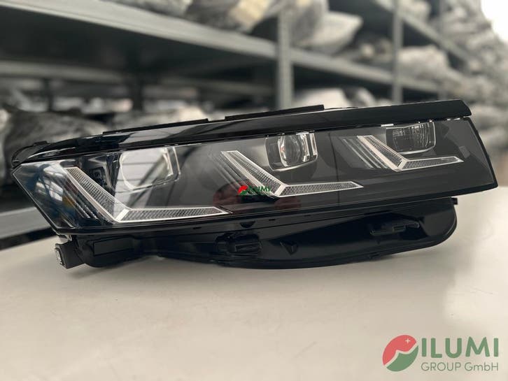 VW TOUAREG III FULL LED PHARE AVANT DROIT KPL 761941082H, Auto-onderdelen, Verlichting, Gebruikt, Volkswagen, Verzenden